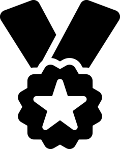 Ribbon Badge Award Digital Sketch Svg Design, Free Vectors File